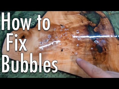 How to fix bubbles