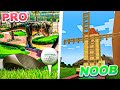 Building the ULTIMATE Mini Golf in Minecraft! Noob Vs Pro Build Battle