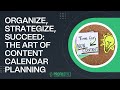Content calendar planning  profiletree digital web design and marketing agency