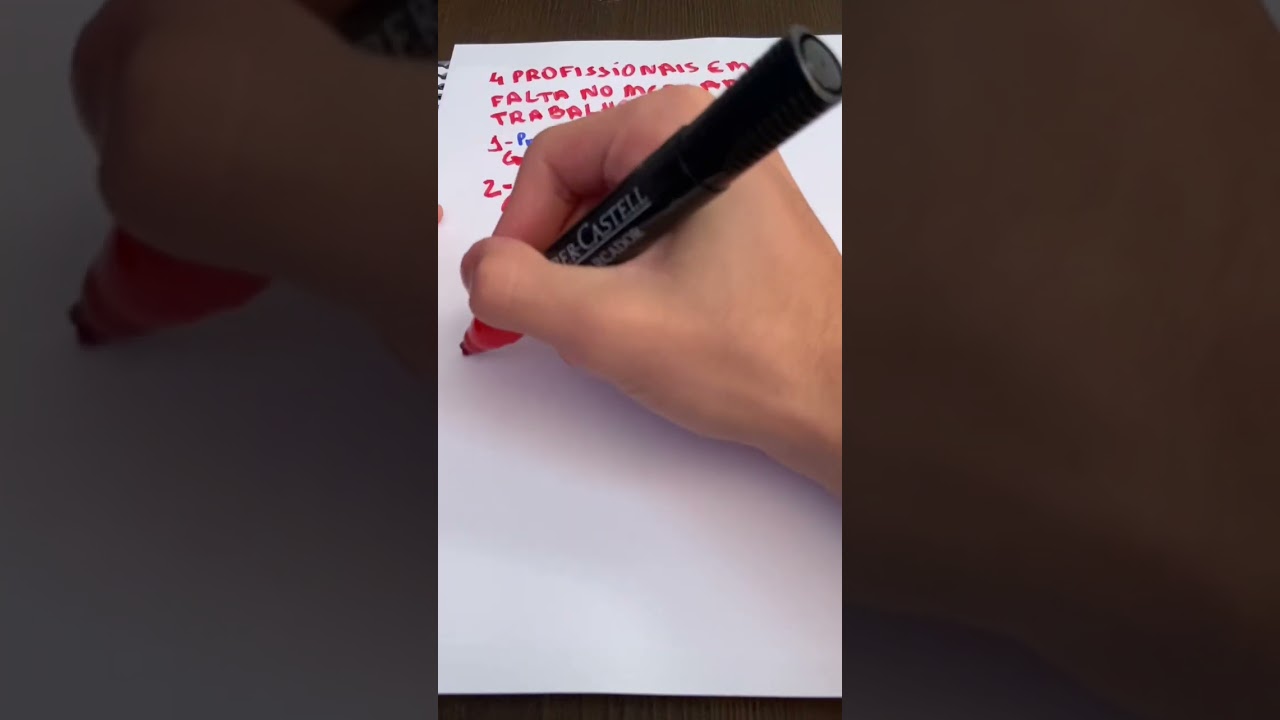 4 Profissionais e falta no Mercado de Trabalho🏢👨‍💼 