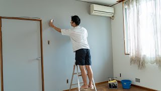 #15 【Kominka Solo Life】Installing New Wallpaper to Japanese Old House