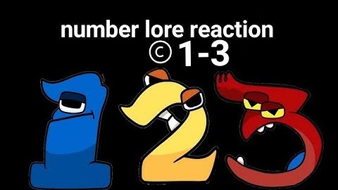 number lore 1-3 reaction