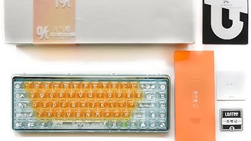 Lofree 1% Dual Mode Transparent Keyboard unboxing video-whatgeek