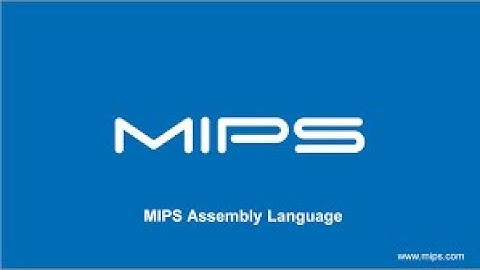 A quick intro to MIPS | Directives & Instruction