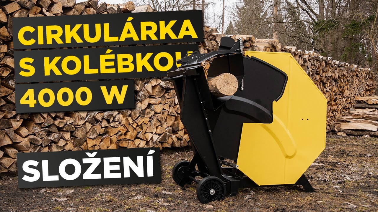 Pila kolébková (Cirkulárka) 4 kW, s kotoučem 700 mm - složení | PROTECO nářadí s.r.o.