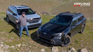 2022 Subaru Outback Wilderness vs Honda Passport Trailsport Offroad Shootout