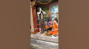 Aghori sadhus...in Varanasi ghat..#share #up #ghaat #kashi