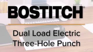 Bostitch Electric 3-Hole Punch | Jam-Free, Wireless & Dual-Loading Design