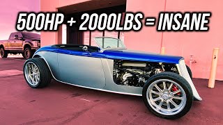 This Thing Rips! Coyote 1933 Ford Roadster!