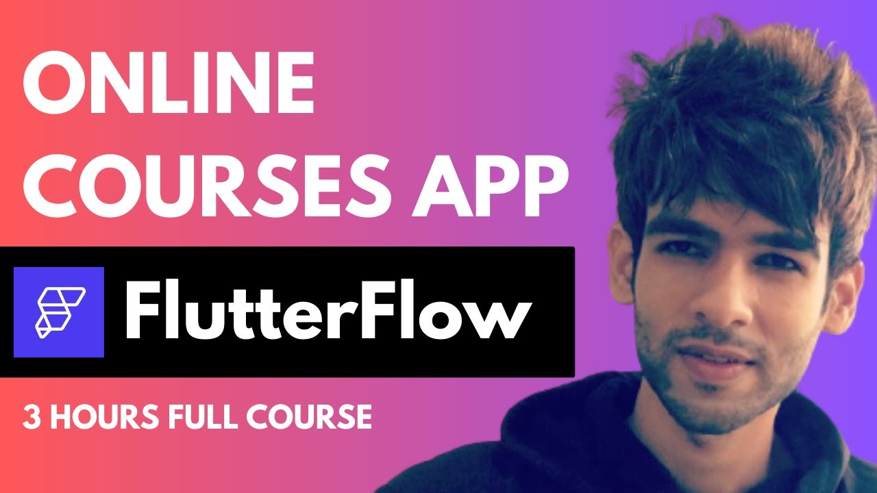 FlutterFlow Full Course: Online Courses App using FlutterFlow & Firebase | No-Code Development 🚀🔥