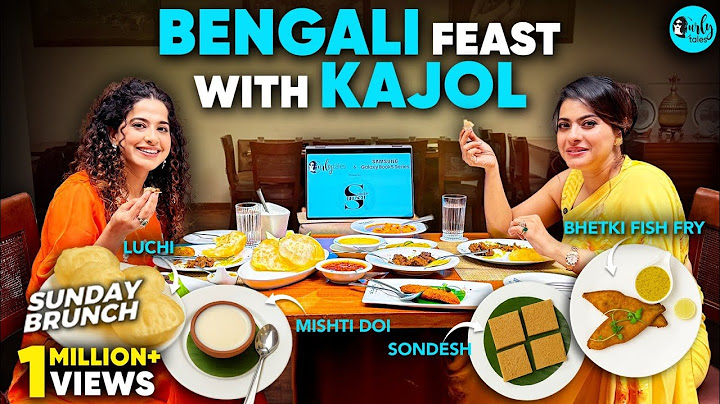 Chingri Malai Curry & Patali Gur | Eating With Kajol Bengali Style | Sunday Brunch E177 | CurlyTales