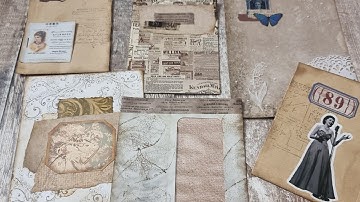 7 Days of Using Up My Scraps, leftovers, and packaging - Making Ephemera For Journals