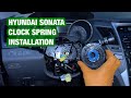 Hyundai clock spring installation