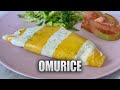 OMURICE [La tortilla japonesa, versión de 2 colores, rellena de arroz!!!]