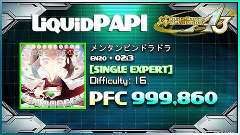 【DDR A3】メンタンピンドラドラ / enzo + O2i3 [SINGLE EXPERT] 999,860