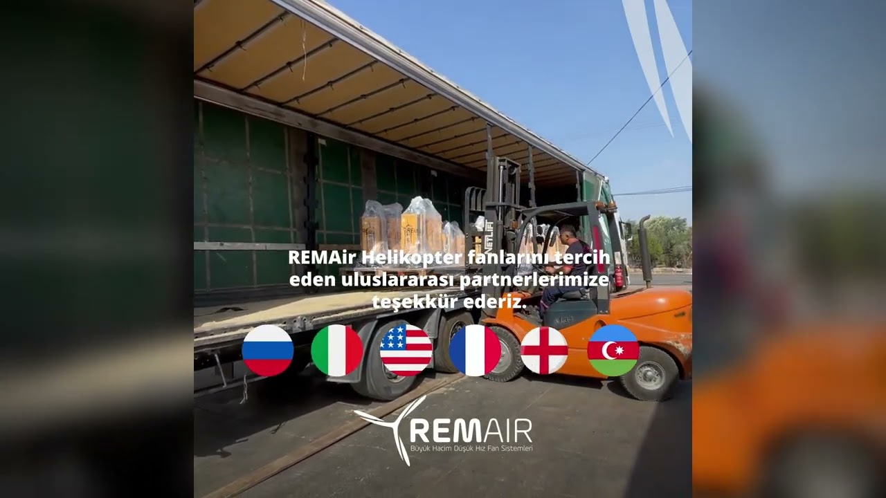 REMAir Helikopter Fanları Uluslararası Sevkiyat!