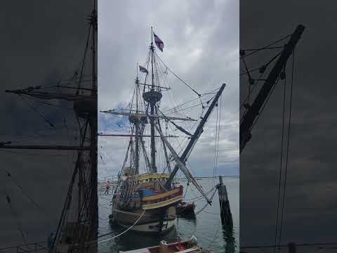 The Mayflower II on Cape Cod