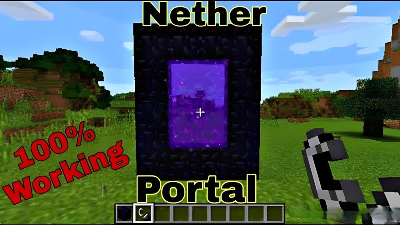 How to Make a Nether Portal in Minecraft | Easy Step-by-Step Tutorial ...