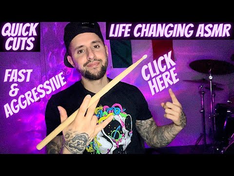 This ASMR Will Change Your Life!! Fast & Aggressive Random Trigger Assortment (Quick Cuts)