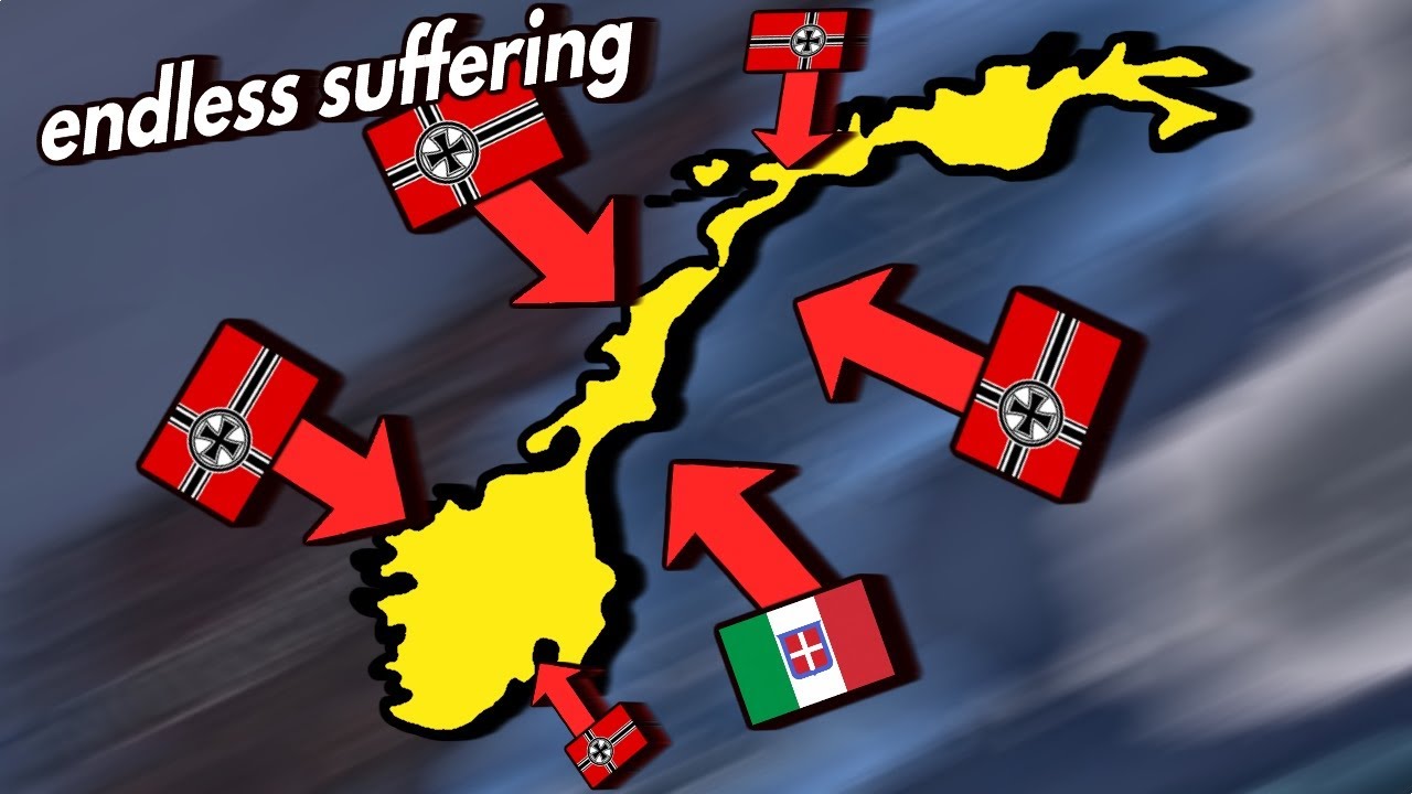 Trying To Survive In Hearts of Iron 4 As Norway Hoi4 A2Z YouTube