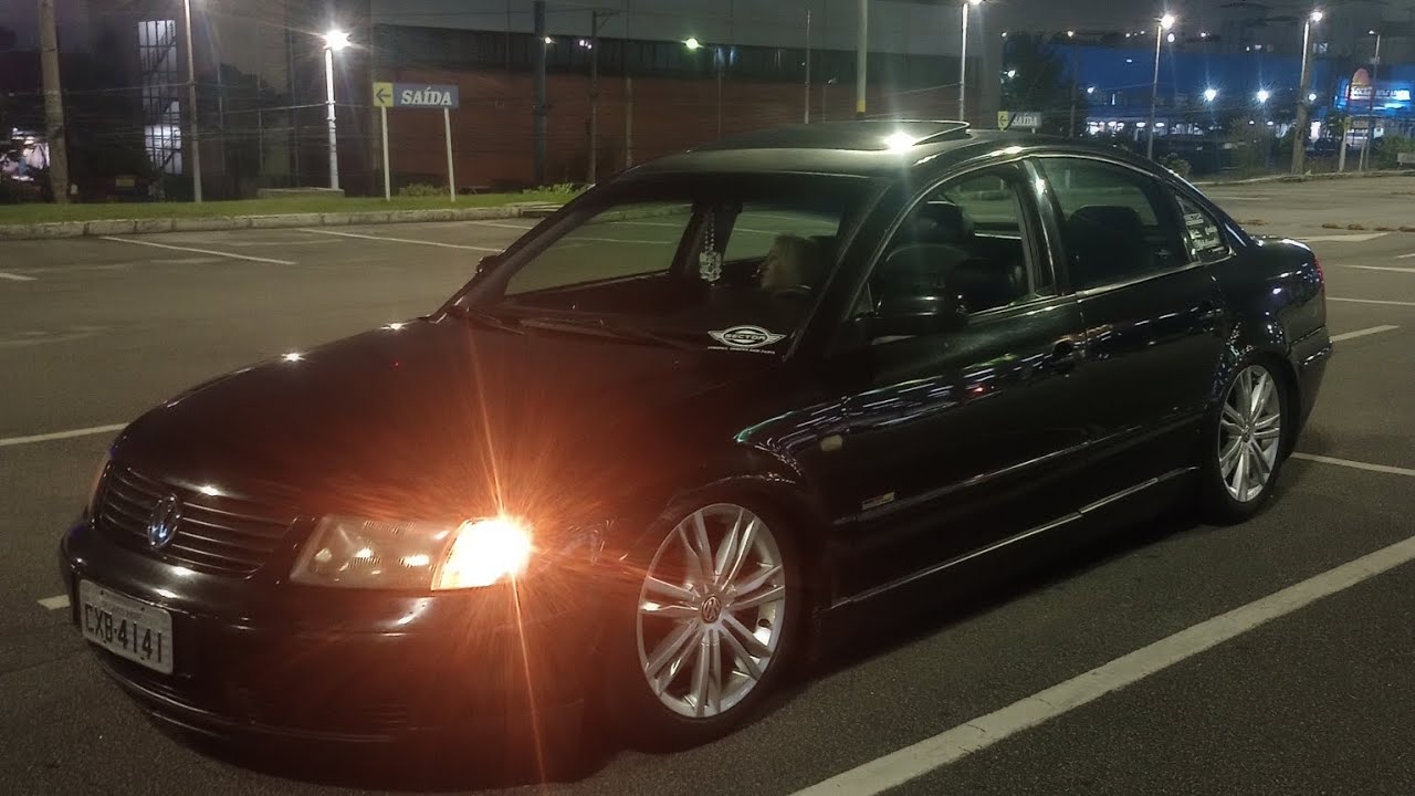 PASSAT ALEMÃO B5 V6 2.8 MANUAL CHEGANDO NO EVENTO SUSPENSÃO FIXA E RODAS ARO 17