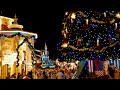 Magic Kingdom 2020 Christmas Decorations At NIGHT - Filmed in 4K | Walt Disney World Florida