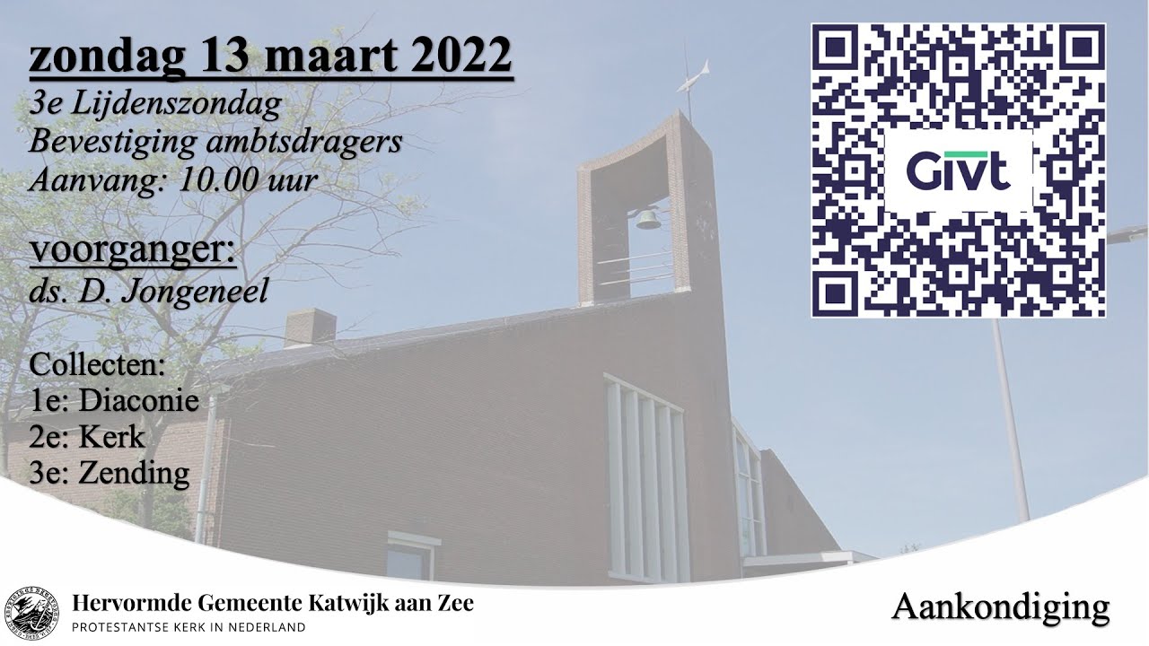 13/03/2022 10.00u ds. D. Jongeneel - YouTube
