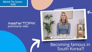 Becoming Famous in Korea?! MasterTOPIK Video Shooting Day  [Vlog in South Korea]