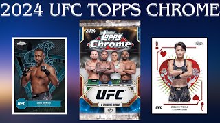 2024 UFC Topps Chrome Hobby Box. TOPPS IS BACK!
