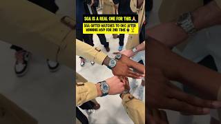 SGA got his teammates new watches👀