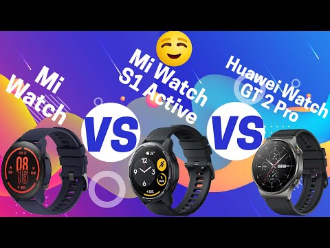 Überprüfung der Xiaomi Watch vs Xiaomi Watch S1 Active vs Huawei Watch GT 2 Pro im Jahr 2022