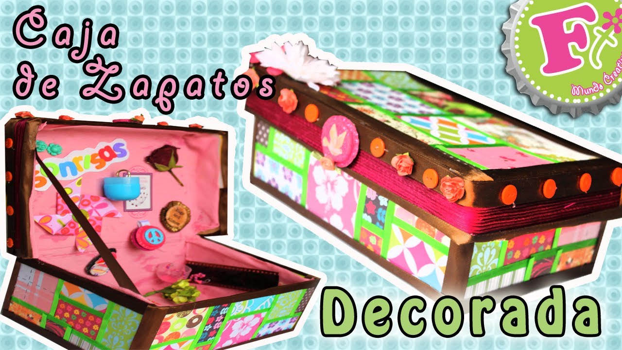 Cómo decorar cajas de zapatos - 7 pasos