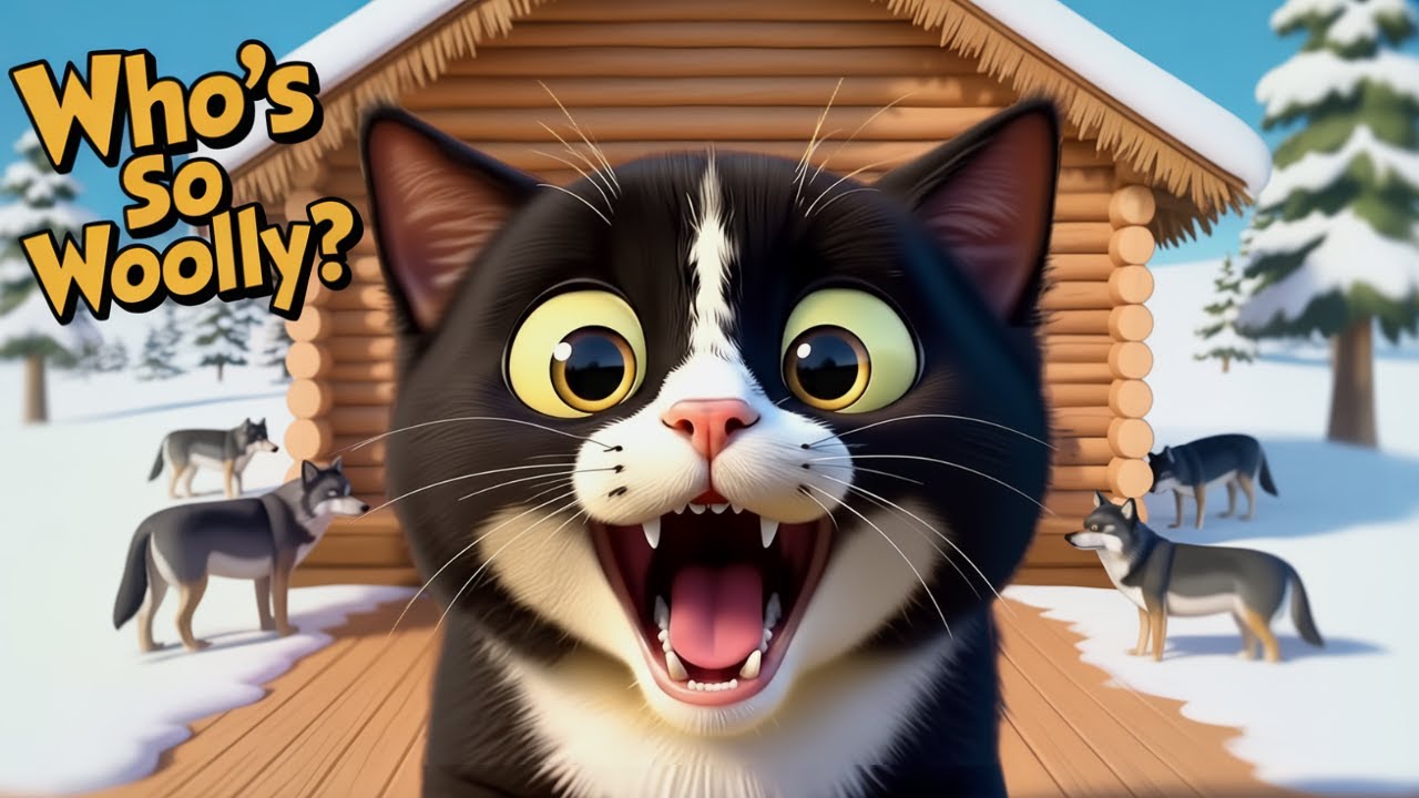 WOOF WOOF WOLF 🐺 WILD ANIMAL SONG FOR KIDS 🌍 Mr. WHITEPAWS