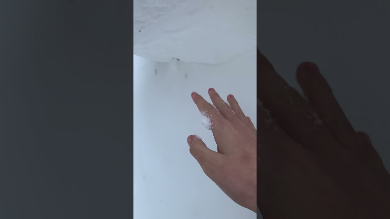 Huge floating snow slope