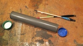 видео: Самодельный тубус с резьбовыми пробками картинка: Самодельный тубус с резьбовыми пробками
