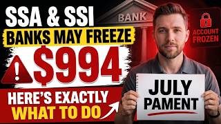 SSA & SSI July Payment: Banks May Freeze Your $994 Check After 65 — Here's Exactly What to Do