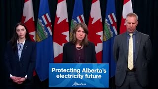 Alberta Premier Danielle Smith discusses bill to address electricity prices - April 22, 2024