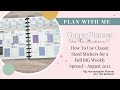 Plan With Me - Use Your Stickers! How to Use Classic Sized Sticker Sheets in Your Big Happy Planner