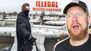 ILLEGAL auf MILITÄR FLUGPLATZ mit bewaffneter SECURITY | Fritz Meinecke reagiert auf Shiey