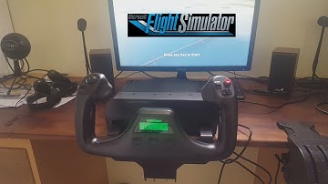 FS2020: Setting up the Logitech Flight Yoke System and alleviating the Deadzone!
