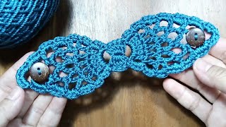 Konektor masker rajut pineapple Stitch | crochet mask connector | salva orejas crochet