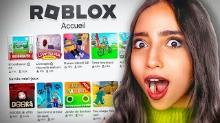 JE DÉCOUVRE LES JEUX ROBLOX !