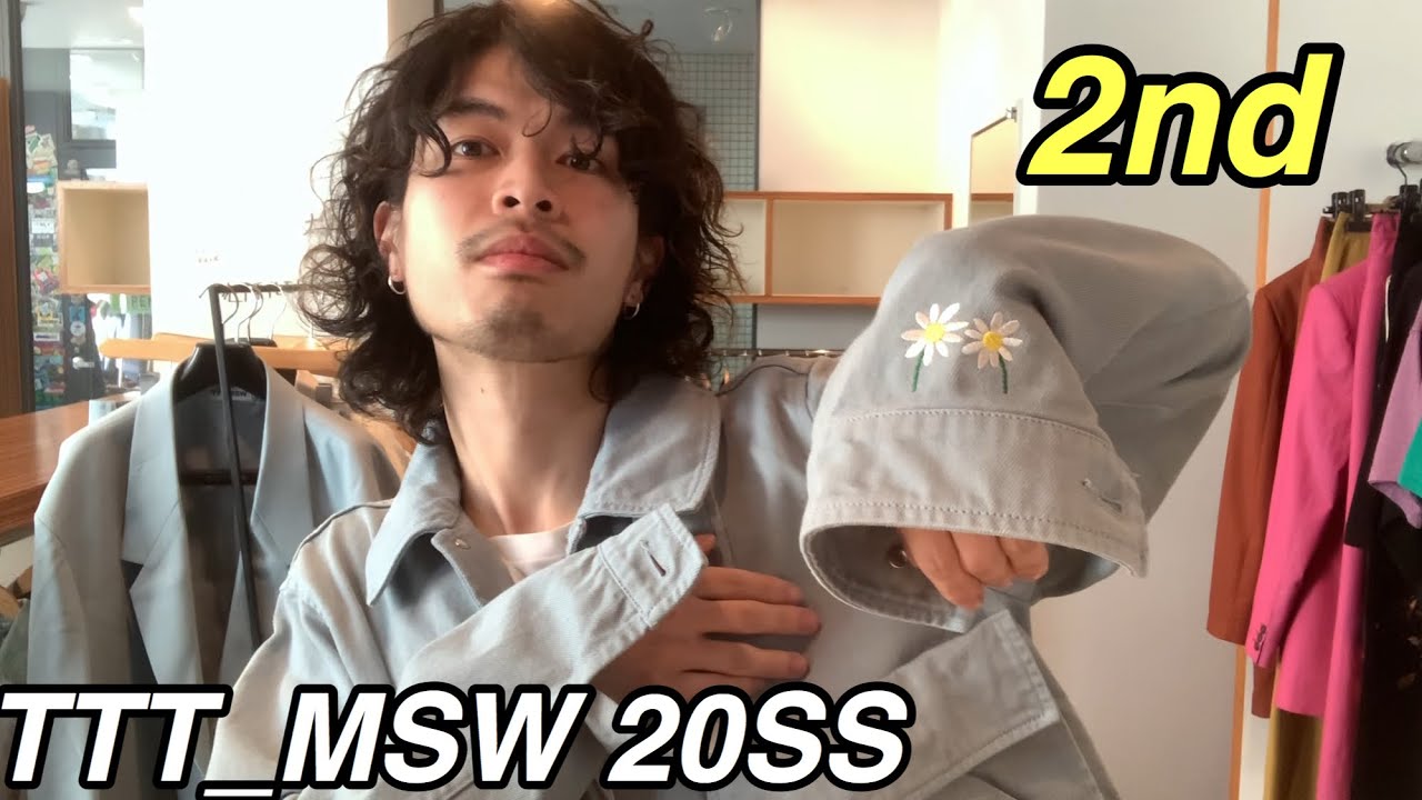 最速】TTT_MSW 20SS 2nd！今期を象徴するセットアップ群！色が！ - YouTube