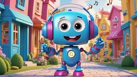 Ricky Robot Counts Shapes | Fun Robot Rhyme for Kids | Educational and Kids Songs