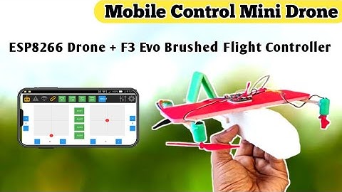 How to Make Mobile Control Drone at Home - STG Crazy - ESP8266 01 Drone