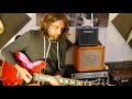 Slow blues in Am Jam - Demo Gibson 335 and Marshall JVM205c