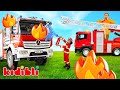 أطفال رجال الإطفاء ينقذون اليوم فريق الإنقاذ فيديوهات تعليمية عن سيارات الإطفاء للأطفال Kidibli 