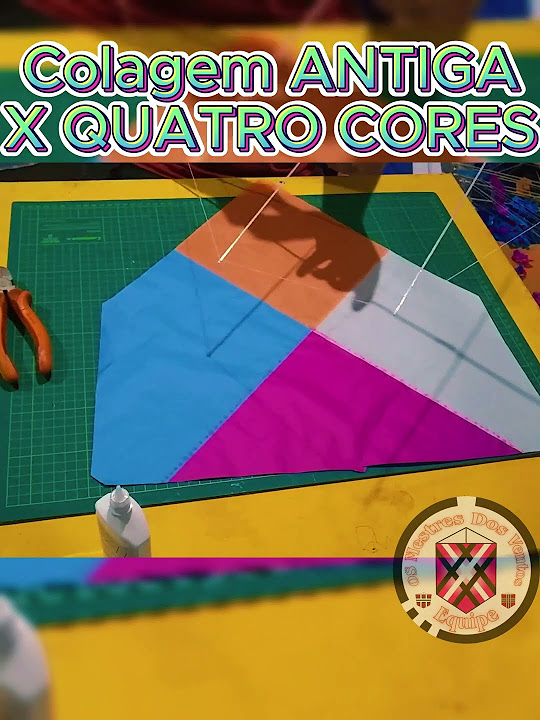Colagem das antigas x quatro cores pipa kite pipacombate fly 