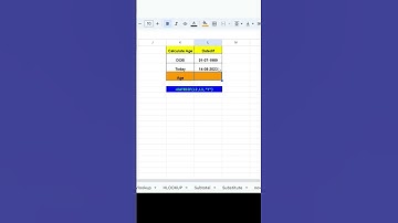 Datedif Formula I #datedif #exceltutorial #excelformulas #exceltips #shortsfeed #youtubeshorts