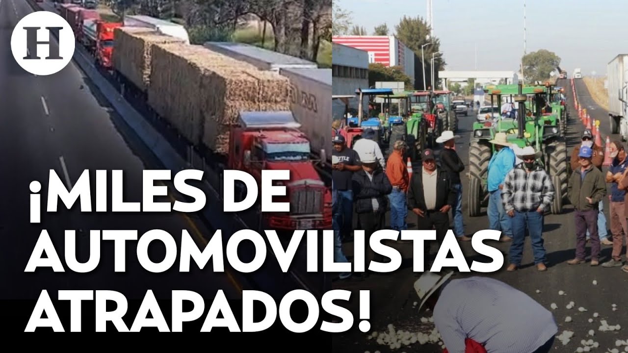 ¡Días atrapados en el tráfico! Conductores llevan más de 36 horas atorados por las protestas